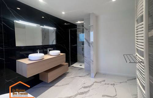 Rénovation de salle de bain avec douche