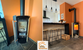  chauffage au sol électrique Passy, confort thermique maison, poêle bois pierre noire, installation chauffage performant, courtier travaux Passy