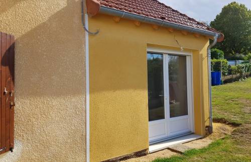 Extension terminée façade jardin