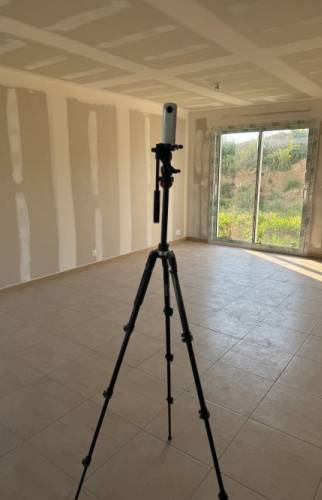 Espace en cours de rénovation – préparation du chantier de l’étage