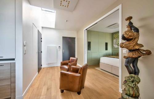 décoration studio sous combles