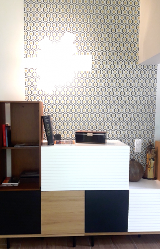 Papier peint graphique 