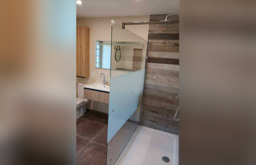 Création d'une douche