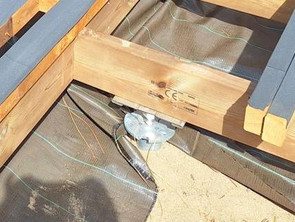  Vis de fondation pour la pose de terrasse bois sur terrain sableux - Pornic 44210