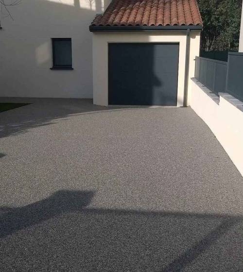 Etapes d'un aménagement devant garage Arras