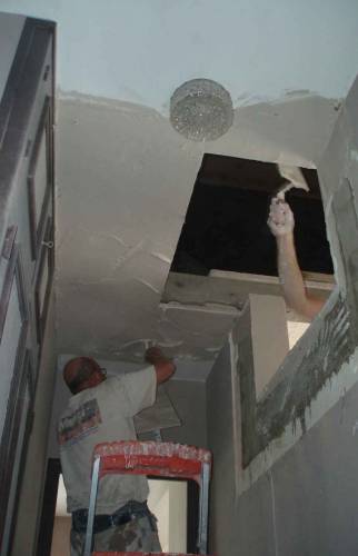 Travaux des plaquiste, électricien, plombier