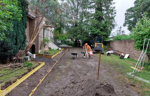 Avant et après rénovation de terrasse Biache-Saint-Vaast