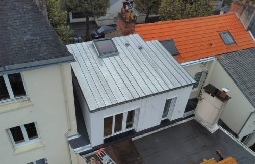 Surélévation au sud de Nantes - travaux en cours