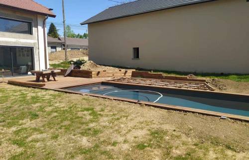 Création des abords de piscine