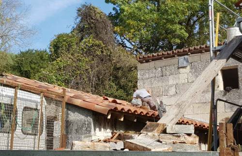 Rénovation de couverture à Chaniers