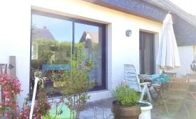 Nouvelle baie vitrée pour ouvrir sur la terrasse