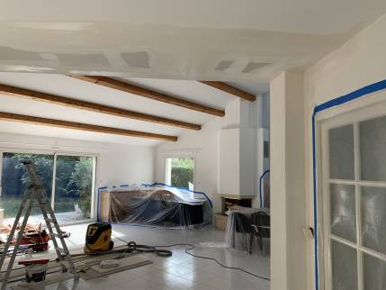 Finition mur intérieur