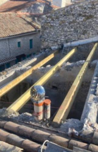 Remplacement de la charpente 