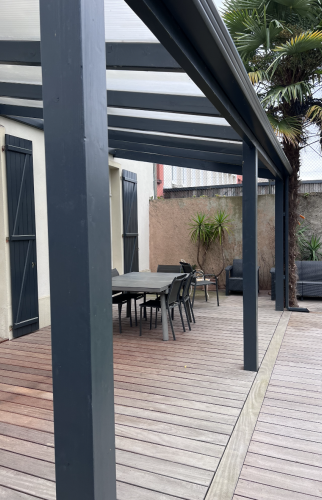 Rénovation d'une terrasse et installation d'une pergola à Nantes