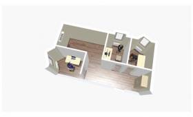 Projection 3D locaux pro