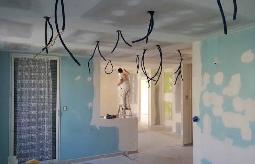 Rénovation Cuisine Lyon 3 - Travaux en cours