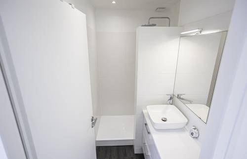 Salle de douche terminée