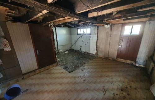 Travaux en cours – Démolition pour rénovation complète de la maison