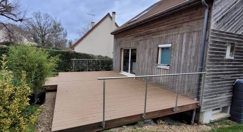 Création de terrasse en composite - Soignolles-en-Brie 77111