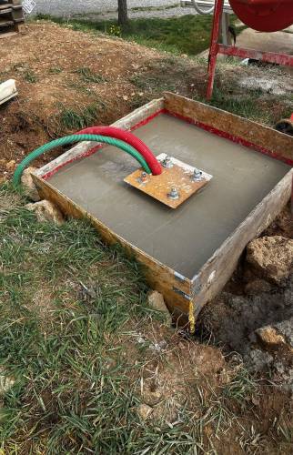 Fondations tracker solaire 