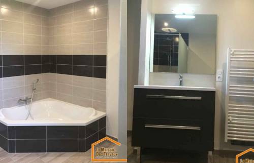 Rénovation d'une salle de bains à Granville (50400)