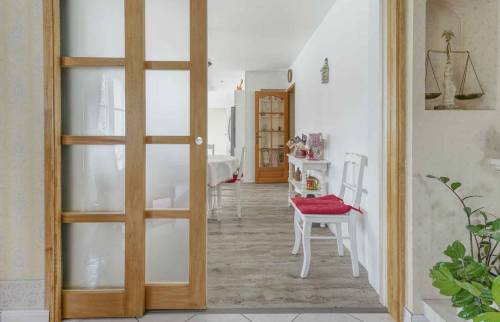 Porte séparation salon