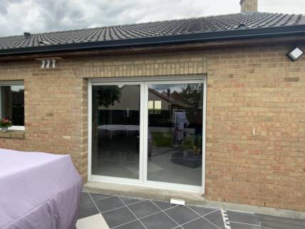 Résultat pose baie vitrée Arras