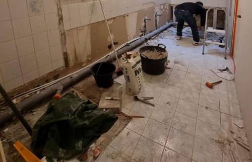 Pendant les travaux