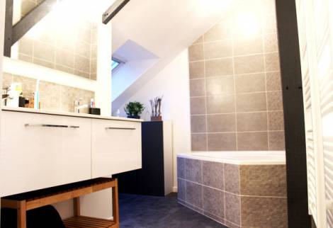 salle de bain sous combles Olivet