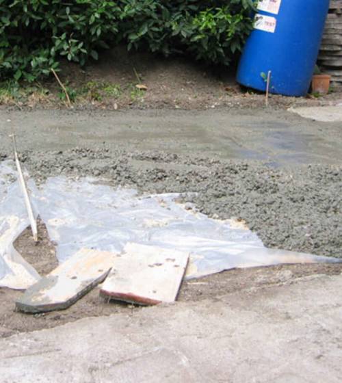 rénovation d'une cour Morlaix (29)