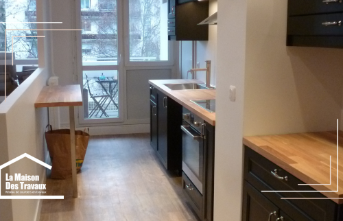 Transformation d'un Petit Appartement à Mantes-la-Jolie : Créez une Cuisine Ouverte