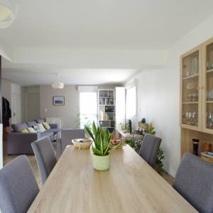 Cuisine semi-ouverte avec verrière sur mesure à Les Ponts-de-Cé – projet 2018