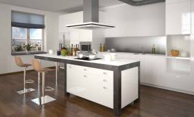 Nouvelle cuisine avec ilot central