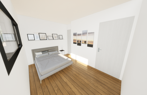 Chambre 1 - plan 3D projet