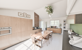 Visuels 3D - Rénovation de toiture à Vertou et rénovation de maison