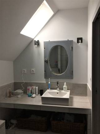 La Maison Des Travaux Vannes Sarzeau Pénestin rénovation salle de bain 1 vasque