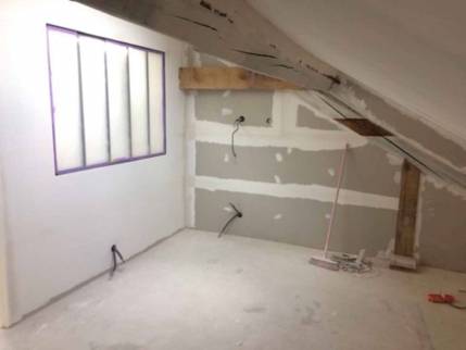 Travaux d'aménagement de combles avec installation d'une verrière intérieure - Brie-Comte-Robert 77170