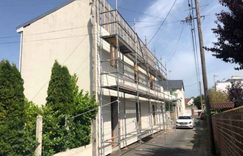 Réalisation de travaux d'isolation par l'extérieur à Trouville