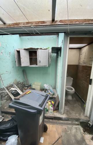 Dépose et curage de l'existant 