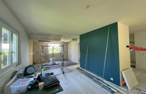Rénovation d’une pièce à vivre à Trept