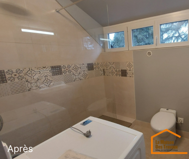 Douche ouverte après