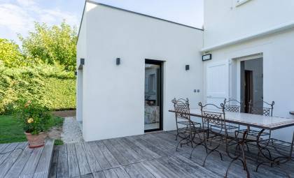 Extension de plain pied avec toiture plate - Chasselay (69380) 