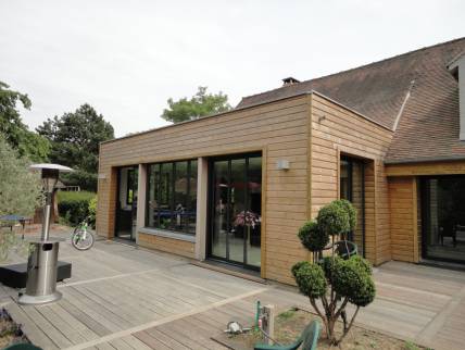 Construction d'une extension bois Arras