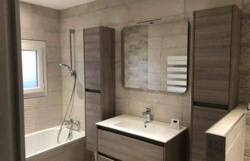 Après : meuble simple vasque