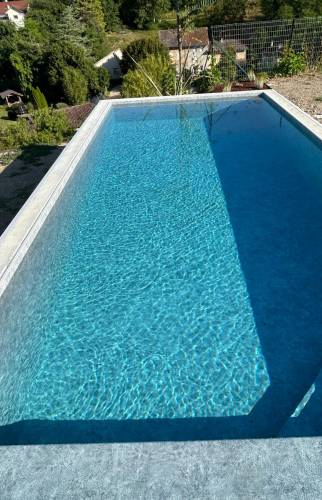 mise en eau de la piscine