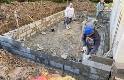 Construction de l'extension à Trouville
