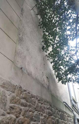 Ravalement peinture et enduits chaux à Saint-Malo avant travaux