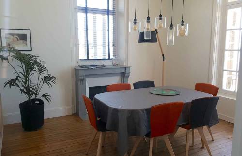 Espace salle à manger - Rénovation appartement à Saint-Enogat