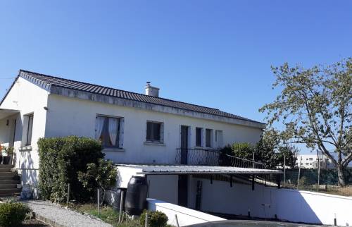 Vue sur la nouvelle toiture côté cour