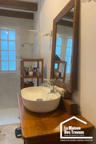 Meuble vasque rénovée Vannes